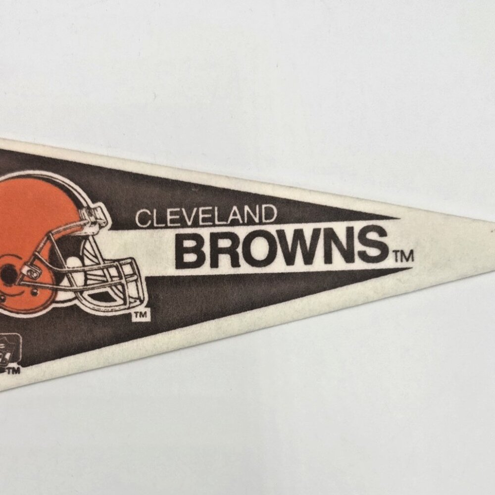 Cleveland Browns Mini Pennant 4”x9" Football Felt Flag NCAA Made in USA